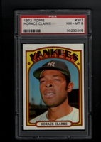 1972 Topps #387 Horace Clarke PSA NM-MT 8 NEW YORK YANKEES